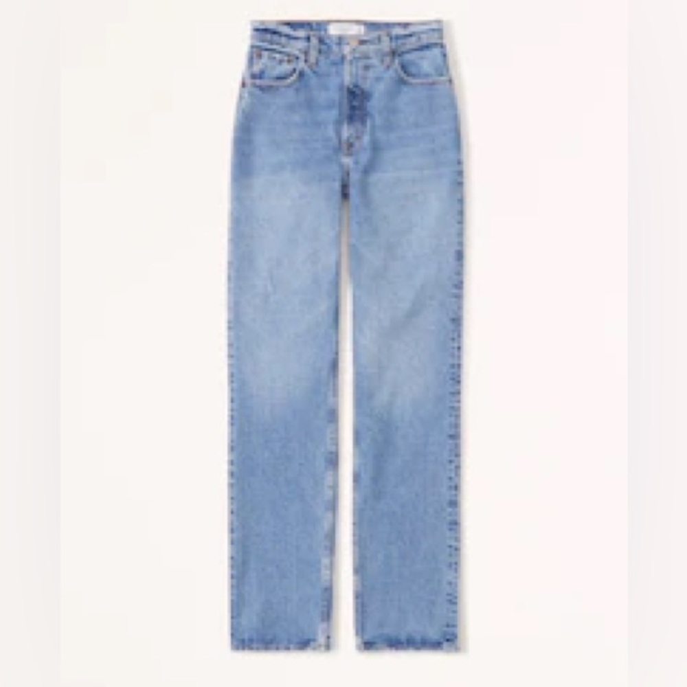 Abercrombie Ultra High Rise 90s Straight Jean